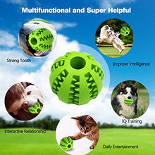 Load image into Gallery viewer, Idepet Dog Toy Ball, Nontoxic Bite Resistant Toy Ball for Pet Dogs Puppy Cat, Dog Food Treat Feeder Tooth Cleaning Ball,Dog Pet Chew Tooth Cleaning Ball Pet Exercise Game Ball IQ Training Ball