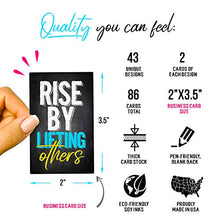 Load image into Gallery viewer, 86 Motivational, Inspirational, Positive Affirmation, Encouragement, Gratitude, Appreciation, Mindfulness, Quotes & Kindness Chalkboard Mini Note Cards by Tiny Love Cards - Business Card Size (Vol.3)