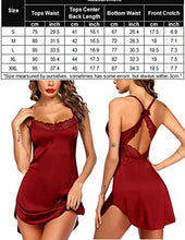Load image into Gallery viewer, Avidlove Women Lingerie Lace Chemise Sleepwear Babydoll Sexy Nightgowns 2 Pack