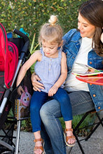 Load image into Gallery viewer, J.L. Childress Side Sling, Universal Fit Stroller Mesh Cargo Net and Organizer, Extra Stroller Storage Space, Non-Slip and Adjustable Straps, Black