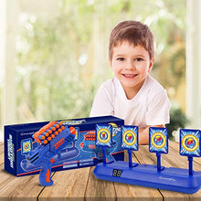 Load image into Gallery viewer, Digital Shooting Targets with Foam Dart Toy Shooting Blaster , 4 Targets Auto Reset Electronic Scoring Toys, Shooting Toys for Age of 5 6 7 8 9 10+ Years Old Kid Boys Girls, Compatible with Nerf Toys