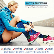 Load image into Gallery viewer, Graduated Medical Copper Compression Socks for Men & Women Circulation 8 Pairs 20-30mmHg - Best for Running Athletic Cycling