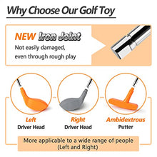 Load image into Gallery viewer, iPlay, iLearn Kids Golf Toys Set, Boys Outdoor Sport Toy Age 3-5, Toddler Outside Golf Ball Game W/ Left & Right Club Head, Child Yard Play, Birthday Gifts for 4 6 7 8 Year Olds Girls