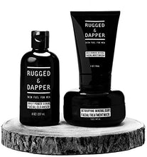 Load image into Gallery viewer, RUGGED & DAPPER All-In-One Essential Skincare Set for Men, Kit Includes Daily Facial Scrub Cleanser, Moisturizer Aftershave Lotion and Kaolin Clay Face Mask