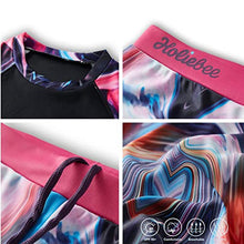 Load image into Gallery viewer, HOLIEBEE Girls Rash Guard Swimwear Long Sleeve Swimsuit 3 Pcs Set with Swim Hat Quick Dry UPF 50+ Size 7-8 Years