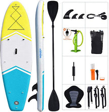 Load image into Gallery viewer, Zupapa 10'/11' Inflatable Stand Up Paddle Board with Kayak Convertible Seat and Premium SUP Accessories for Adults and Youth Touring Sup (10ft30in6in)