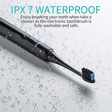 Load image into Gallery viewer, Electric Toothbrush, Rechargeable Power Sonic Toothbrush with 40000VPM, 5 Optional Modes, Smart Timers&2 DuPont Brush Heads, Electronic Toothbrush for Adults with Travel Case, IPX7 Waterproof