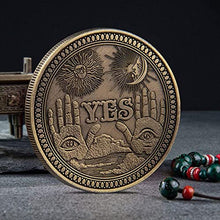 Load image into Gallery viewer, TOYSDONE Yes No Decision Maker Coin - Souvenir Coins - Yes No Coin - The Decision Coin - Metal Coins Collection - Decision Maker Coins - Double Sided Coin - Lucky Coin - Choice Coin - Collectors Coin
