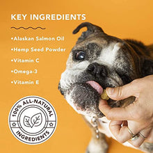 Load image into Gallery viewer, Natural Dog Company Skin & Coat Chews | Salmon & Peas Flavor | Dog Vitamins and Supplements for Healthy Skin and Coat | Itch Relief for Dogs with Allergies | with Biotin, Vitamin E, and Omega 3