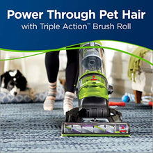 Load image into Gallery viewer, BISSELL Cleanview Rewind Pet Deluxe Upright Vacuum Cleaner, 24899, Green