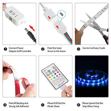Load image into Gallery viewer, LED Strip Lights,Reemeer RGB LED Strip Lights Kit 32.8ft/10M SMD5050 300 LEDs Color Changing LED Lights Strip with Remote APP Control Sync to Music Apply LED Lights for Bedroom Kitchen Party