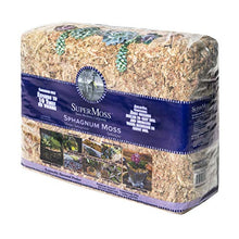 Load image into Gallery viewer, SuperMoss (22330) Orchid Sphagnum Moss Dried, Natural, 2.4lbs Small Bale