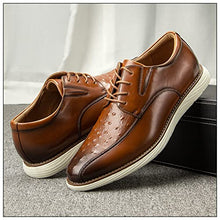 Load image into Gallery viewer, JITAI Men's Oxford Shoes Fashion Dress Shoes for Men Lace Up Business Casual Shoes