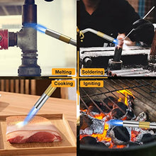 Load image into Gallery viewer, High Intensity Propane Torch Head, GJ-8000 Trigger Start Mapp Gas Torch Map Gas Torch Kit with Self Ignition, Pencil Flame Welding Torch Fuel by MAPP, MAP/PRO, Propane torch Kit(CSA Certified)