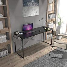 Load image into Gallery viewer, Computer Desk 31” Home Office Desk, Writing Desk Laptop Table with Storage Bag and Headphone Hook, Simple Study Desks for Bedroom, Home, Office