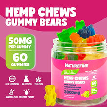 Load image into Gallery viewer, Hemp Gummies - 3000 MG - 50MG per Gummie - Hemp Oil for Pain Relief - Overall Health - Grown & Made in The US