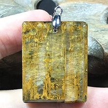 Load image into Gallery viewer, Natural Pietersite Stone Pendant Pietersite Crystal Stone Jewelry For Women Men Healing Energy Luck Gift 31x25x6mm rectangle Beads Silver Rare Gemstone AAAAA