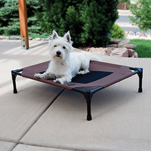Load image into Gallery viewer, K&H PET PRODUCTS Original Pet Cot, Chocolate/Mesh, Medium/25" x 32" x 7", Medium (25" x 32" x 7"), Model:100539741