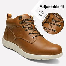 Load image into Gallery viewer, Vostey Men's Chukka Boots Lightweight Casual Boots for Men Fashion Sneaker Boot Ankle Boots(BMY8047 Polished Brown 13)