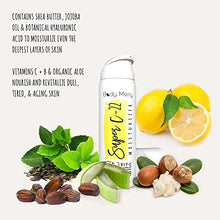 Load image into Gallery viewer, Body Merry Face Moisturizer Cream - Anti-Aging Lotion for Wrinkles, Lines, Acne & Dark Spots w 22% Vitamin C, Hyaluronic Acid, Niacinamide, CoQ10