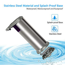 Load image into Gallery viewer, Automatic Soap Dispenser, Apanage Soap Dispenser Equipped Stainless Steel w/Infrared Motion Sensor Upgraded Waterproof Base for Bathroom & Kitchen