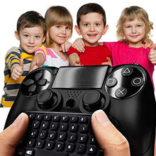 Load image into Gallery viewer, Controller Keyboard for PS4, Gamers Digital Mini Bluetooth Keyboard Chatpad for Playstation 4 for DualShock Controller, Used to Chat with Playes in Games…