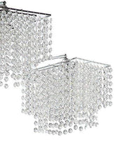 Load image into Gallery viewer, Coaster Home Furnishings Arc Floor Lamp with Poly Crystal Shades Chrome