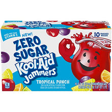 Load image into Gallery viewer, Kool-Aid Jammers Tropical Punch Juice Pouches (6 oz Pouches, 10 Count)