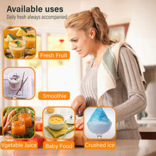 Load image into Gallery viewer, LaHuko Blender Portable Blender Personal Size Blender Juicer Cup for Juice Crushed-ice Smoothie Shake with Six Blades, 4000mAh USB Rechargeable, Blender for Outdoor Picnic Travel Gym