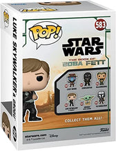 Load image into Gallery viewer, POP Star Wars: Book of Boba Fett - Luke Skywalker & Grogu Training Funko Vinyl Figure (Bundled with Compatible Box Protector Case), Multicolor, 3.75