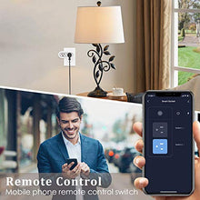 Load image into Gallery viewer, Smart Plugs That Work with Alexa, Google Home Assistant & IFTTT, Dual Sockets 2.4G WiFi Outlet Compatible with Avatar Controls, Smart Life & Tuya APP - Energy Monitoring, Timer, Group Remote Control