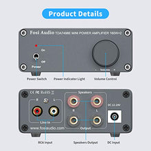 Load image into Gallery viewer, TDA7498E 2 Channel Stereo Audio Amplifier Receiver Mini Hi-Fi Class D Integrated Amp for Home Speakers 160W x 2 + 24V Power Supply
