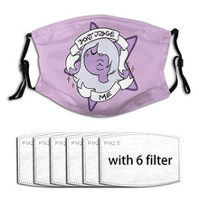 Load image into Gallery viewer, Amethyst-Don'T Judge Me Creative Funny Pm2.5 Fives-Layer Non-Woven Fabric Meltblown Fabric Replaceable Filter Elements