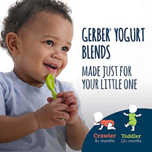 Load image into Gallery viewer, Gerber Baby Food, Yogurt Blends for Crawler Banana, 3.5 Ounce - 4 Count (Pack of 6)