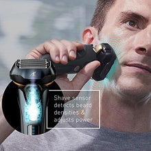 Load image into Gallery viewer, Panasonic Electric Razor for Men, Electric Shaver, ARC5 with Premium Automatic Cleaning and Charging Station, Wet Dry Shaver Men, Cordless Razor, with Pop-Up Trimmer ES-LV97-K, Black