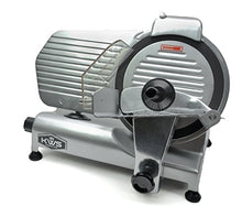 Load image into Gallery viewer, KWS Commercial 320w Electric Meat Slicer 10" Frozen Meat Deli Slicer Coffee Shop/restaurant and Home Use Low Noises (Stainless Steel Blade - Silver)