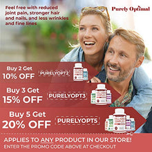 Load image into Gallery viewer, Premium Multi Collagen Peptides Capsules (Types I, II, III, V, X) - Anti-Aging, Hair, Skin and Nails, Digestive & Joint Health Supplement, Hydrolyzed Collagen Pills, Women & Men (90 Collagen Capsules)