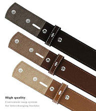 Load image into Gallery viewer, Genuine Full Grain Western Floral Engraved Tooled Leather Belt Strap 1-1/2" Wide (Tan, 34)