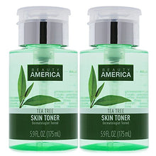 Load image into Gallery viewer, Beauty America Tea Tree Facial Toner, No-Leak, Push-Top Pump, 2 pack