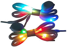 Load image into Gallery viewer, LIHAI Led Light Up Shoelaces with Multicolor Flashing Shoe laces for Night Party