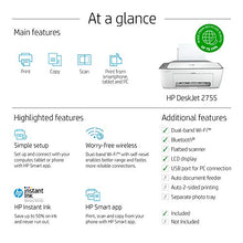 Load image into Gallery viewer, HP DeskJet 2755 Wireless All-in-One Printer, Mobile Print, Scan & Copy, HP Instant Ink Ready, Works with Alexa (3XV17A)
