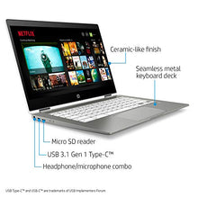 Load image into Gallery viewer, HP 14b-ca0010nr Chromebook X360 14-Inch HD Touchscreen Laptop, Chrome (Ceramic White/Mineral Silver)