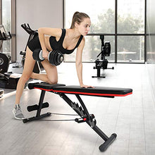 Load image into Gallery viewer, Ativafit Adjustable Weight Bench for Full Body Workout Multi-Purpose Utility Weight Bench Foldable Flat Bench Press for Home Gym