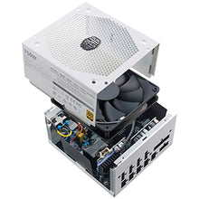 Load image into Gallery viewer, Cooler Master V750 Gold White Edition V2 Full Modular, 750W, 80+ Gold Efficiency, Semi-fanless Operation, 16AWG PCIe high-Efficiency Cables