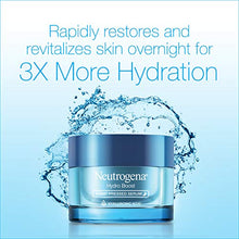 Load image into Gallery viewer, Neutrogena Hydro Boost Purified Hyaluronic Acid Pressed Night Serum, Facial Serum with Antioxidants & Hyaluronic Acid for Dry Skin, Oil-Free & Non-Comedogenic, 1.7 oz