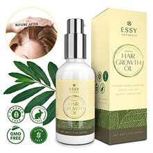 Load image into Gallery viewer, Natural Hair Growth Oil with Caffeine and Biotin - Hair Growth Oil for Stronger, Thicker, Longer Hair 1.7 oz
