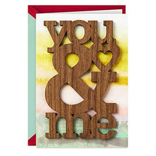 Load image into Gallery viewer, Hallmark Signature Anniversary Card, Love Card (Wooden You & Me)