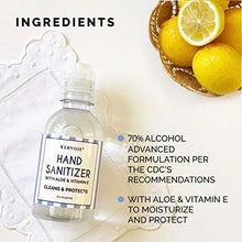 Load image into Gallery viewer, Hand Cleaner by Vervose | 70% Ethyl Alcohol | Cleans & Nourishes with Aloe & Vitamin E | Made in USA | 8 oz Bottle (2 Pack)