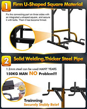 Load image into Gallery viewer, BangTong&Li Power Tower Workout Pull Up & Dip Station Adjustable Multi-Function Home Gym Fitness Equipment (Black-st)