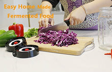 Load image into Gallery viewer, AMZUShome Fermenting Lids Kit Waterless Airlock For Wide Mouth Mason Jar Fermentation Not Crock Pots,Make Sauerkraut,Kimchi,Pickles Or Fermented Foods.4 Pack+1 Pump(Black)